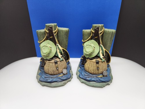 Fishing theme bookends - bookends, "gone