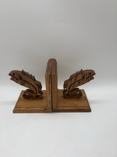 Vintage pair solid wood - pair, of