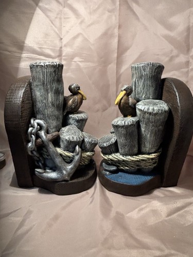 Nautical theme bookends set - nautical,