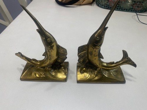 Vintage brass sailfish - vintage,
